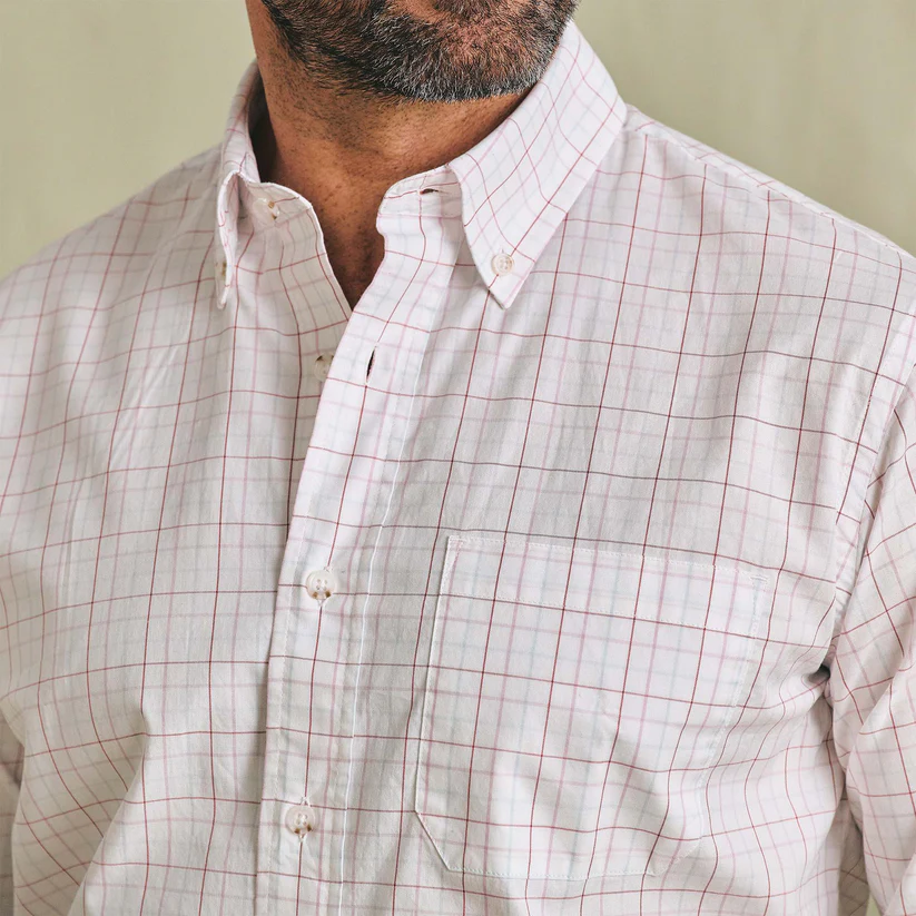 Ensley Pinpoint Oxford Shirt (Plum)