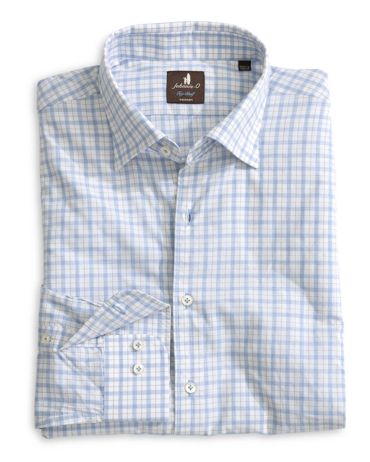 Trauber Button Up (Mid Blue)