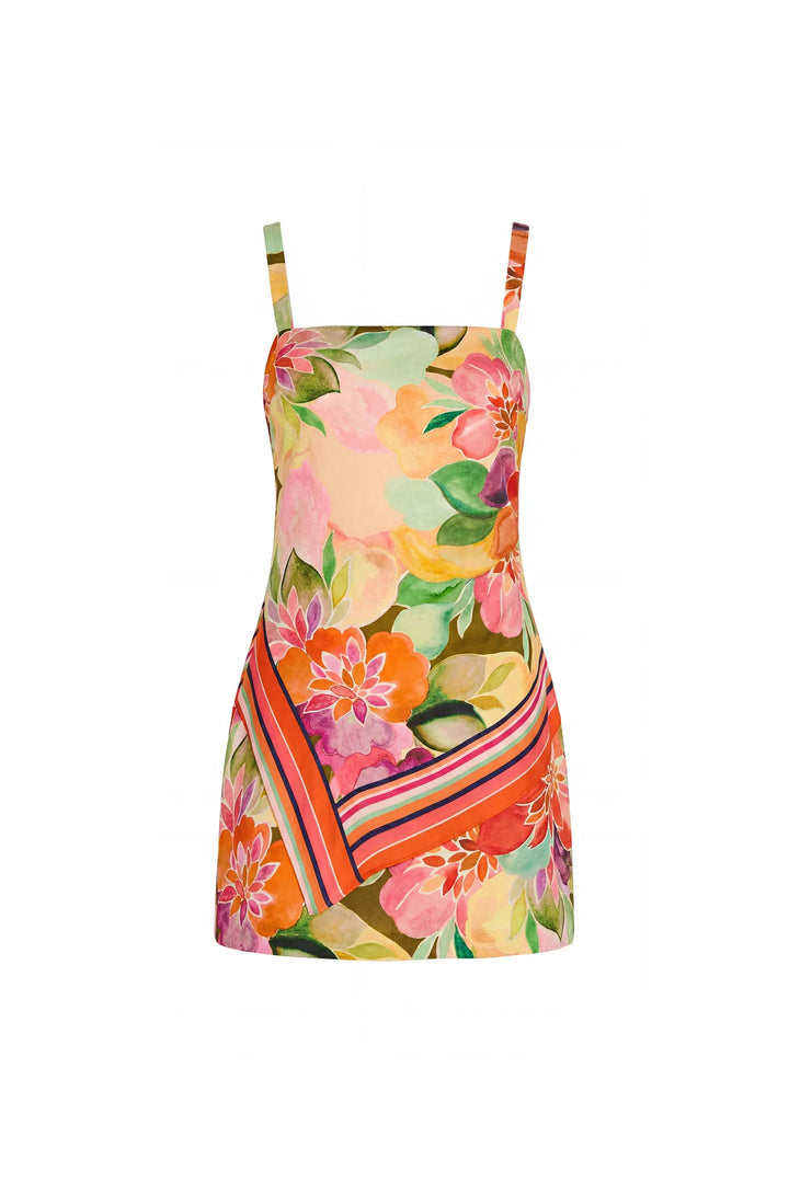 Keyshia Dress (Dominica Scarf Print)