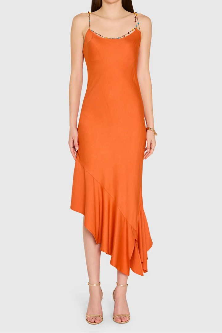 Eros Midi Dress (Pomelo)