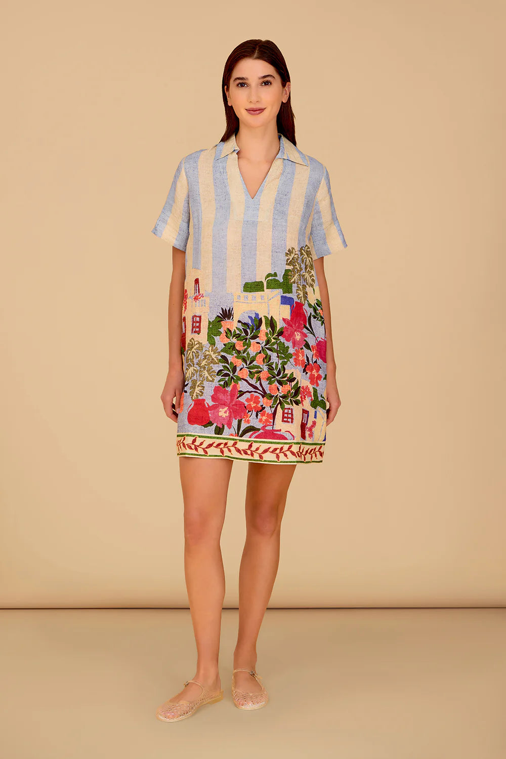 Wells Dress (Village Stripes)