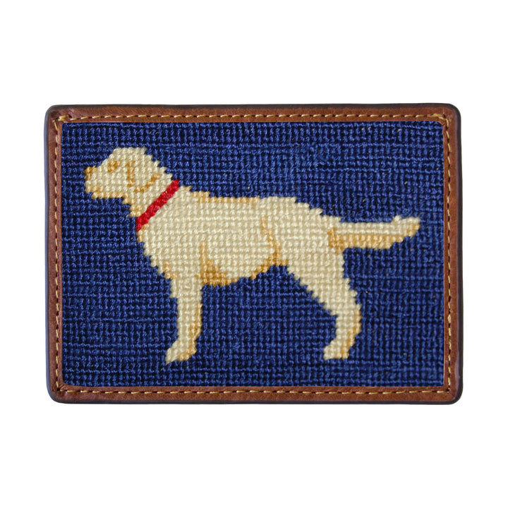 Yellow Lab Credit Card Wallet (Classic Navy)