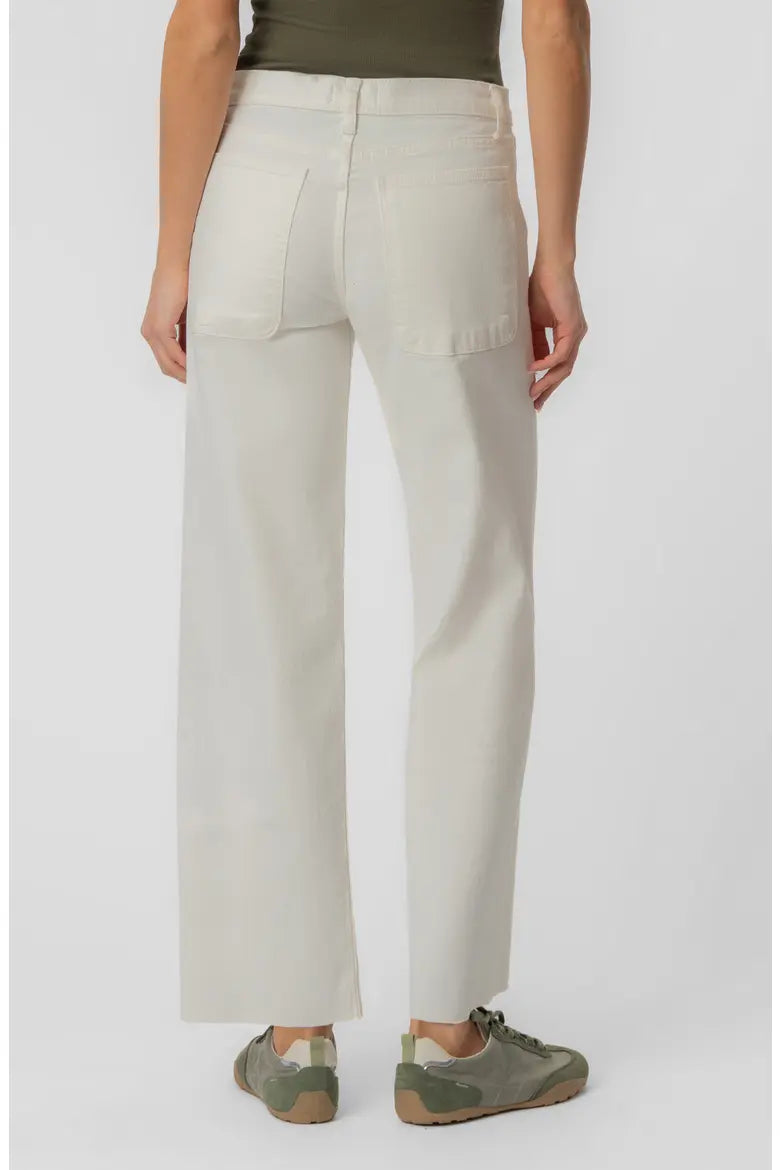 Avery Easy Straight Leg Pocket (Ivory)