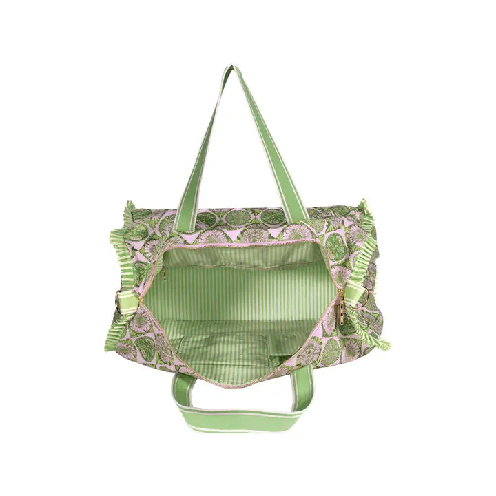 Duffle Tote (Tropical Tiles)