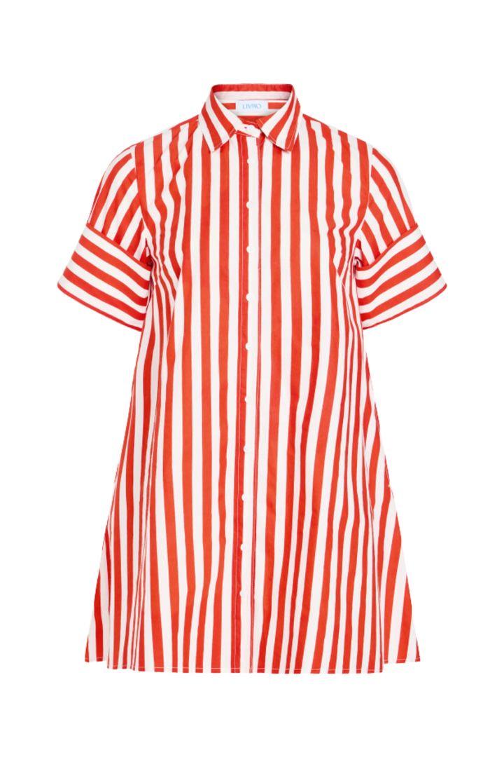 Dock Dress (Red Stripes)