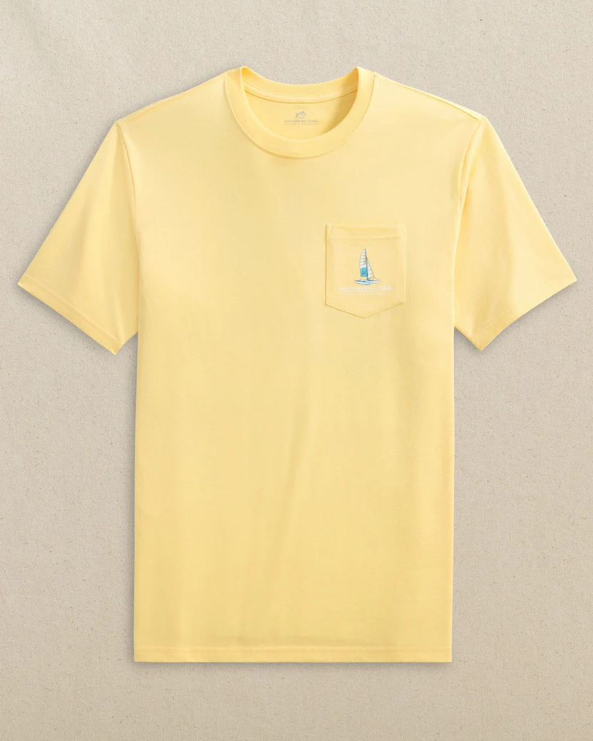 Beachside Catamarans Tee (Pineapple)