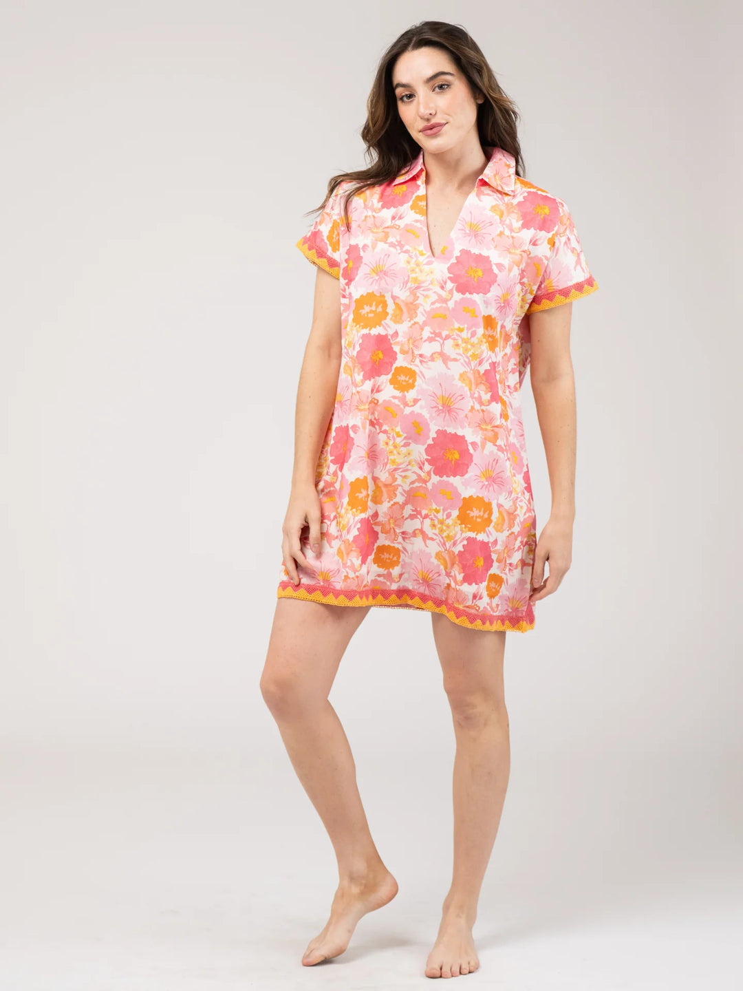 Beach Tunic (Watercolor Pink)