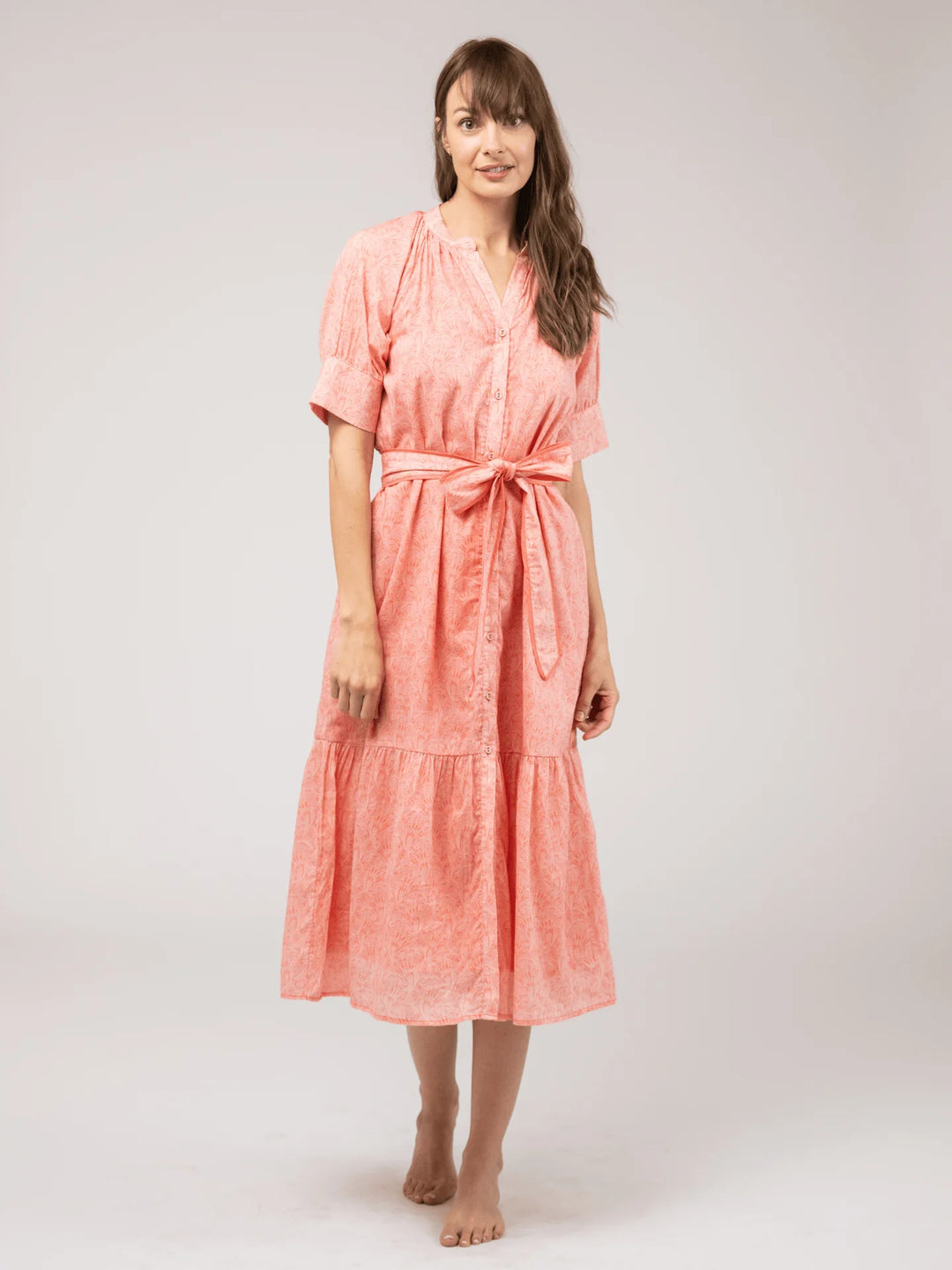 Jane Dress (Pink Swirl)