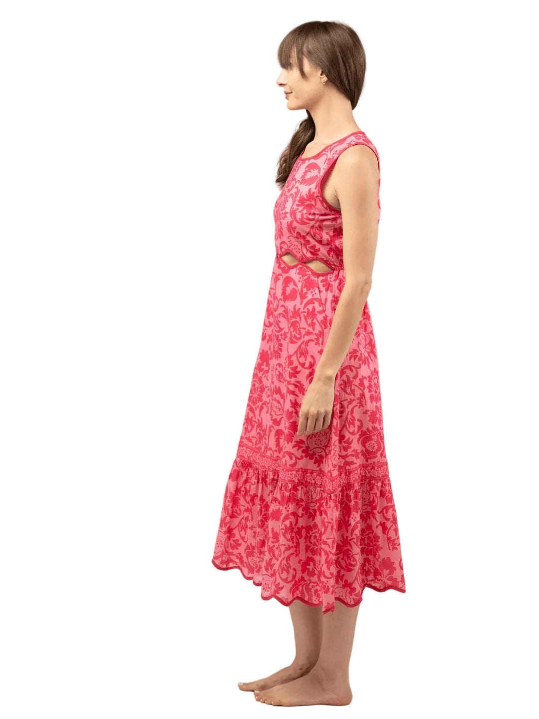Lina Dress (Flore Pink)