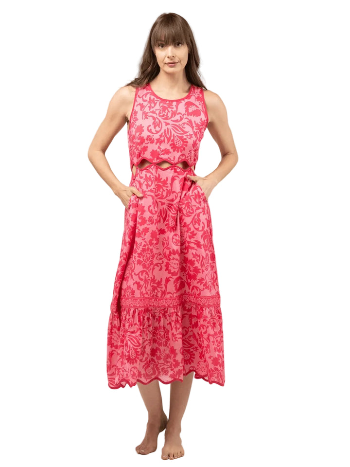 Lina Dress (Flore Pink)
