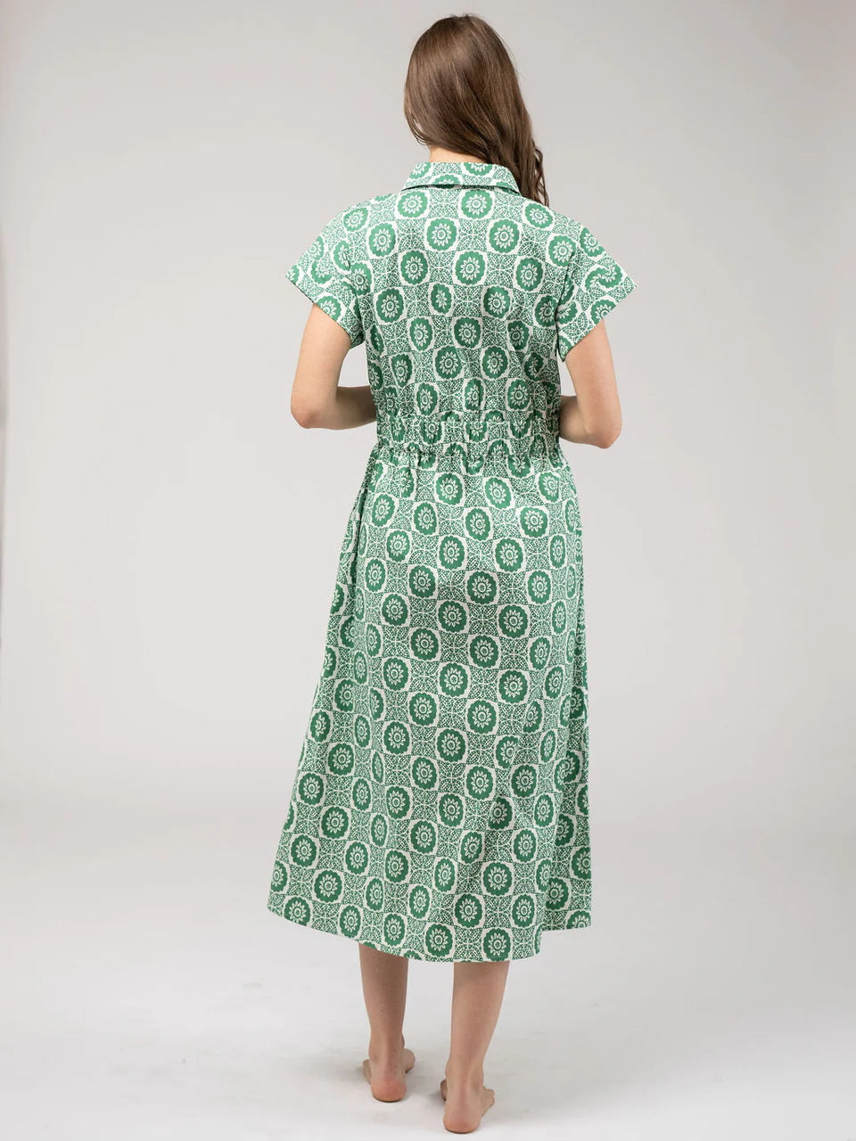 Lisa Midi Dress (Green)