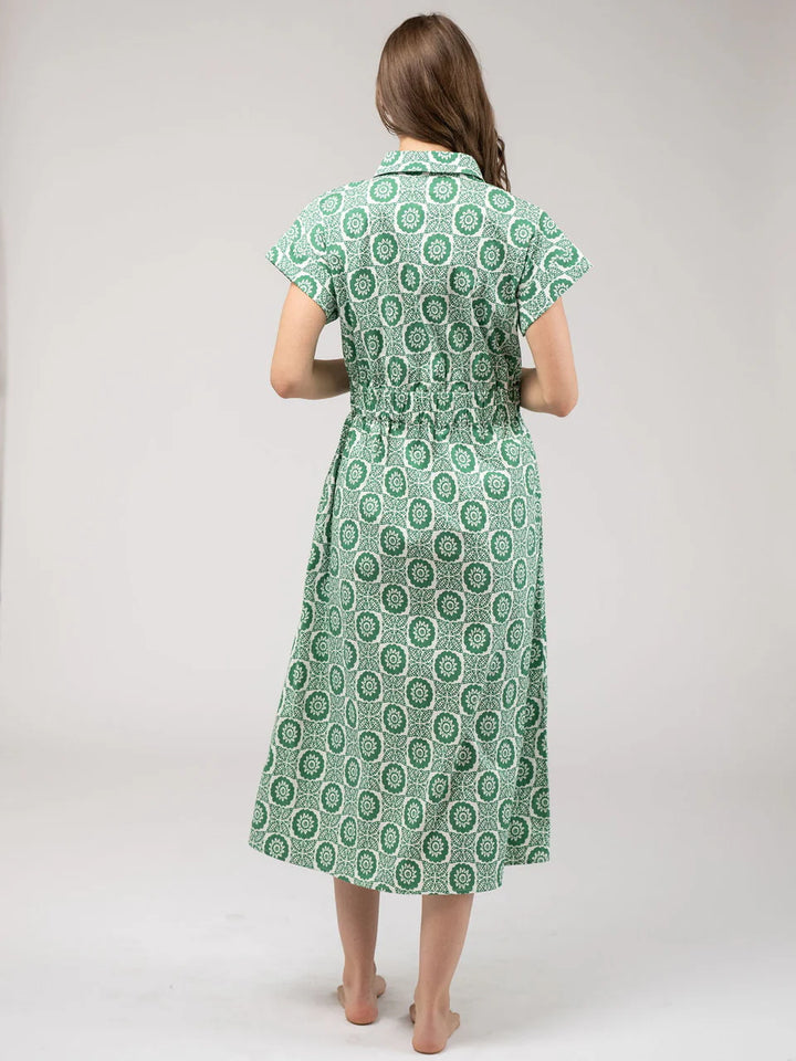 Lisa Midi Dress (Green)
