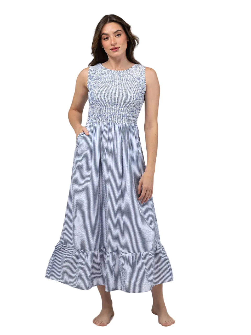 Margot Dress (Navy Blue)