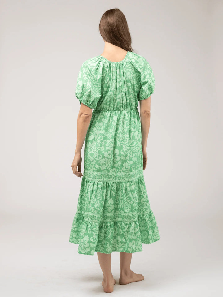 Poppy Dress (Flore Green)