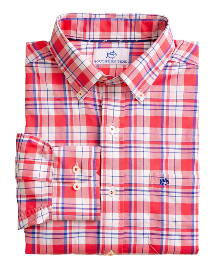 Breakwater Plaid Button up (Snapper)