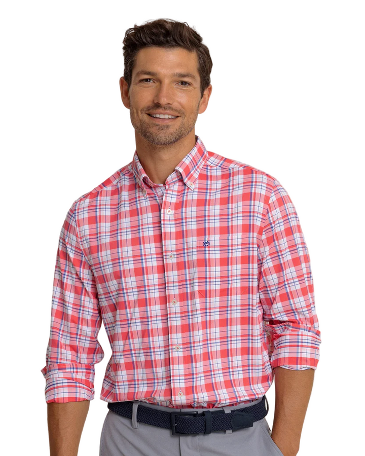 Breakwater Plaid Button up (Snapper)