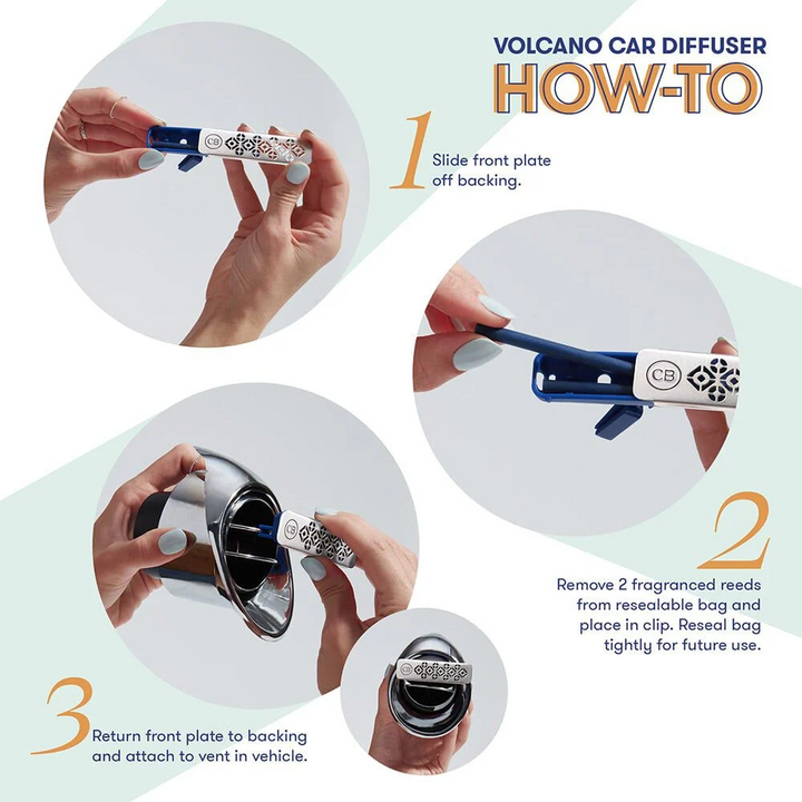 Car Diffuser Fragrance Refills (Volcano)