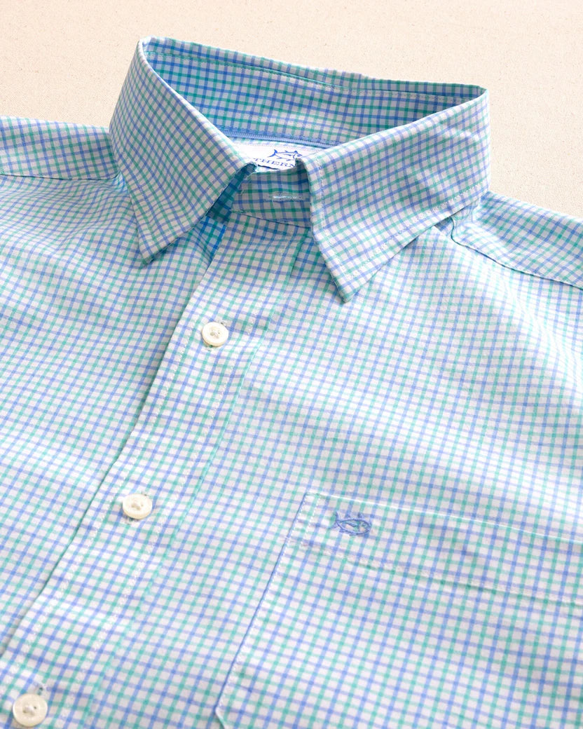 Charleston Summerton Plaid Sportsshirt (Turtle Green)
