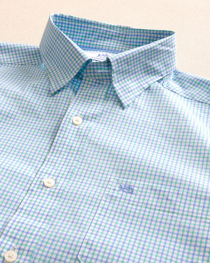 Charleston Summerton Plaid Sportsshirt (Turtle Green)