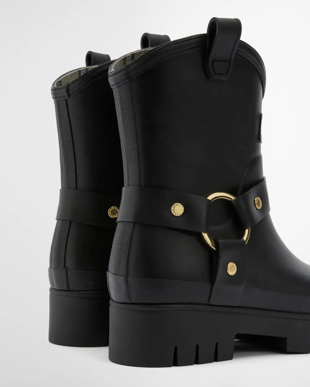 Elley Harness Welly (Black)