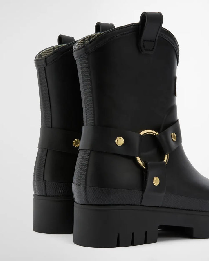 Elley Harness Welly (Black)