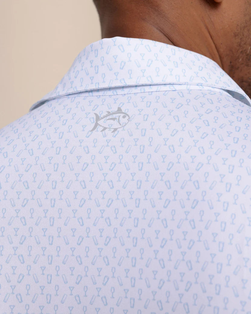 Driver Cocktail Hour Polo (Classic White)