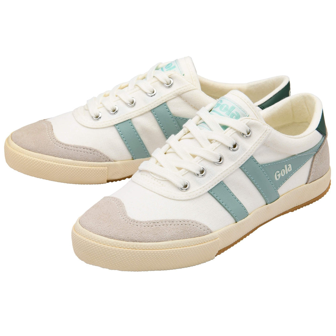 Badminton Plimsolls (White/Surf/Evergreen)