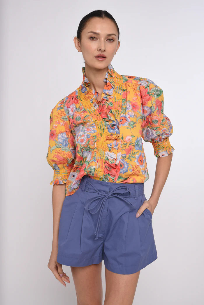 Zuri Top (Becca Bloom Print)