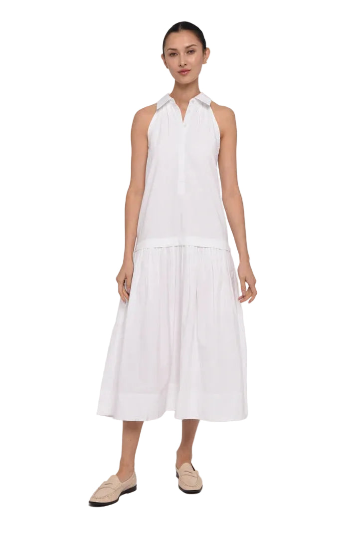 Charlotte Long Dress (Bright White)
