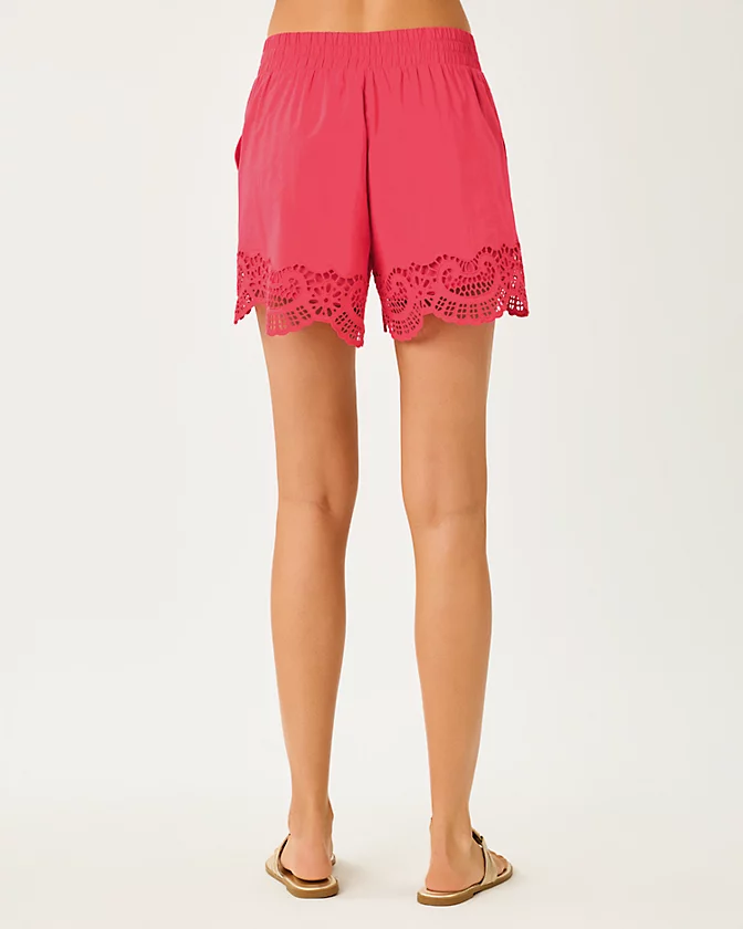 Kilah Eyelet Short (Paradise Punch Medallion Petals)