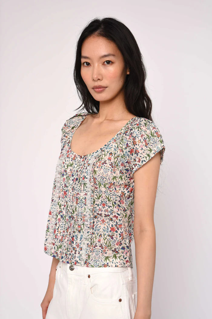Vanda Top (Tapestry Liberty Print)
