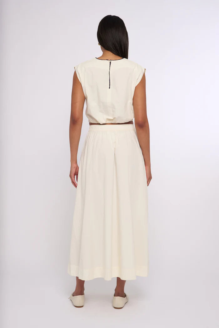 Porto Maxi Skirt + Cambrie Tank (Kimber Embroidery)