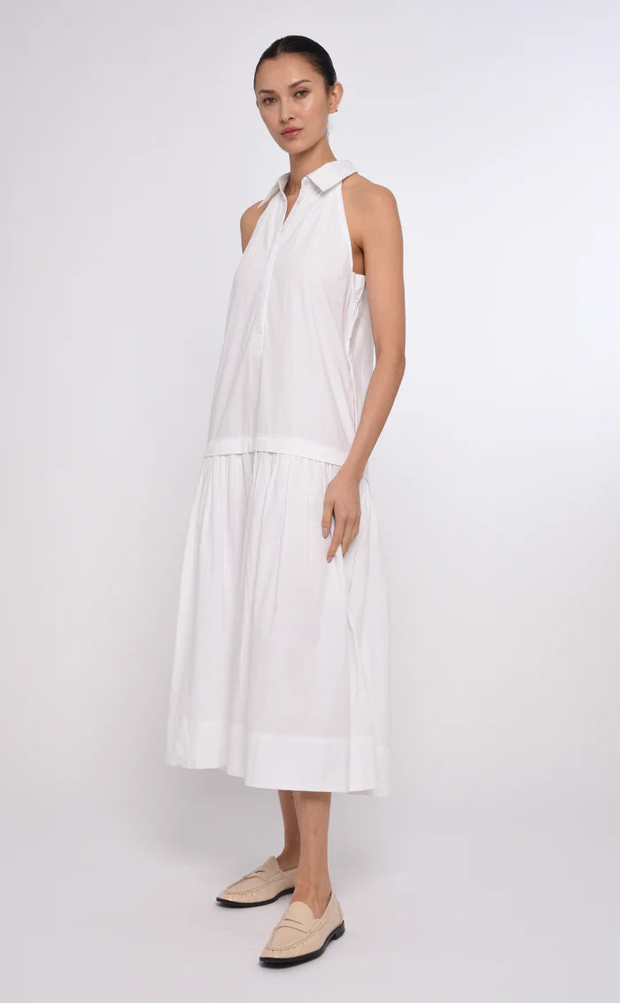 Charlotte Long Dress (Bright White)