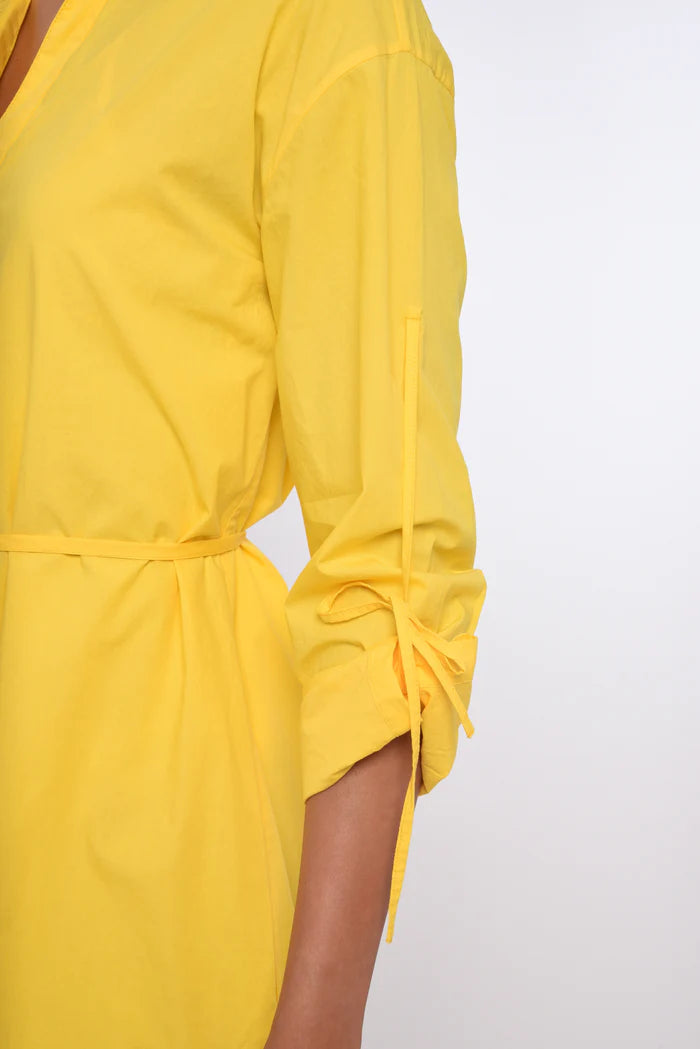Shannon Mini Dress (Vibrant Yellow)