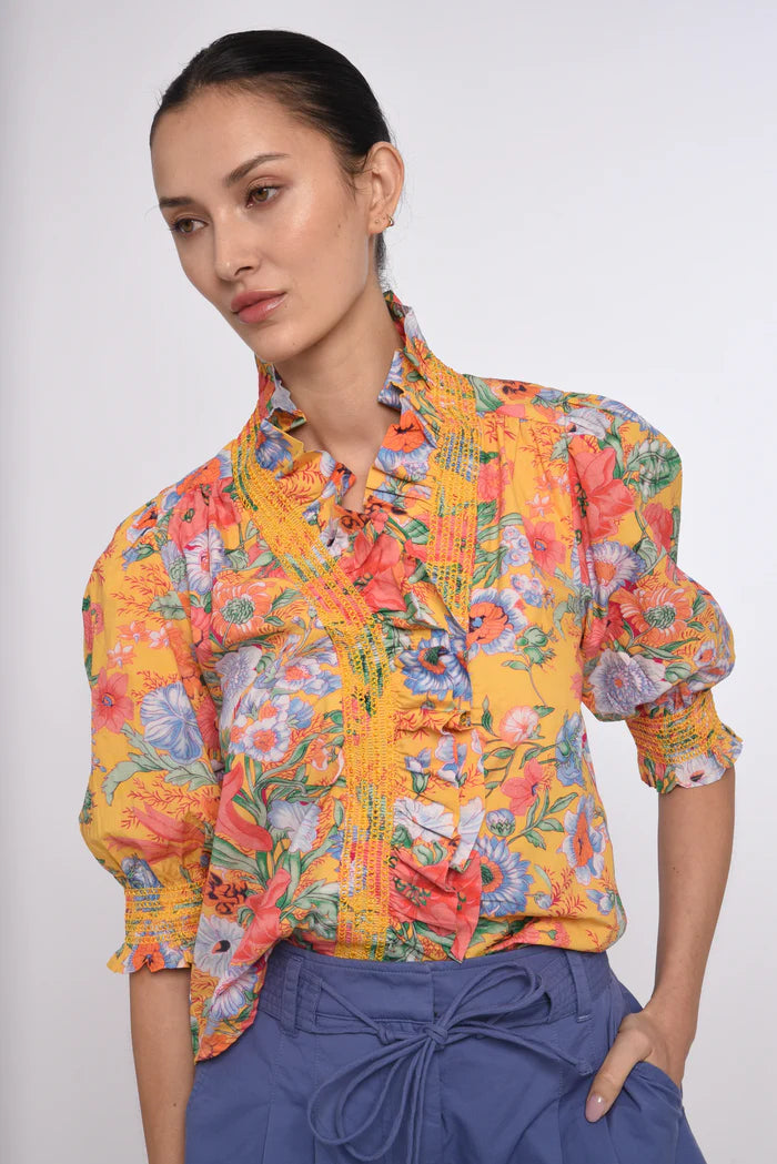 Zuri Top (Becca Bloom Print)