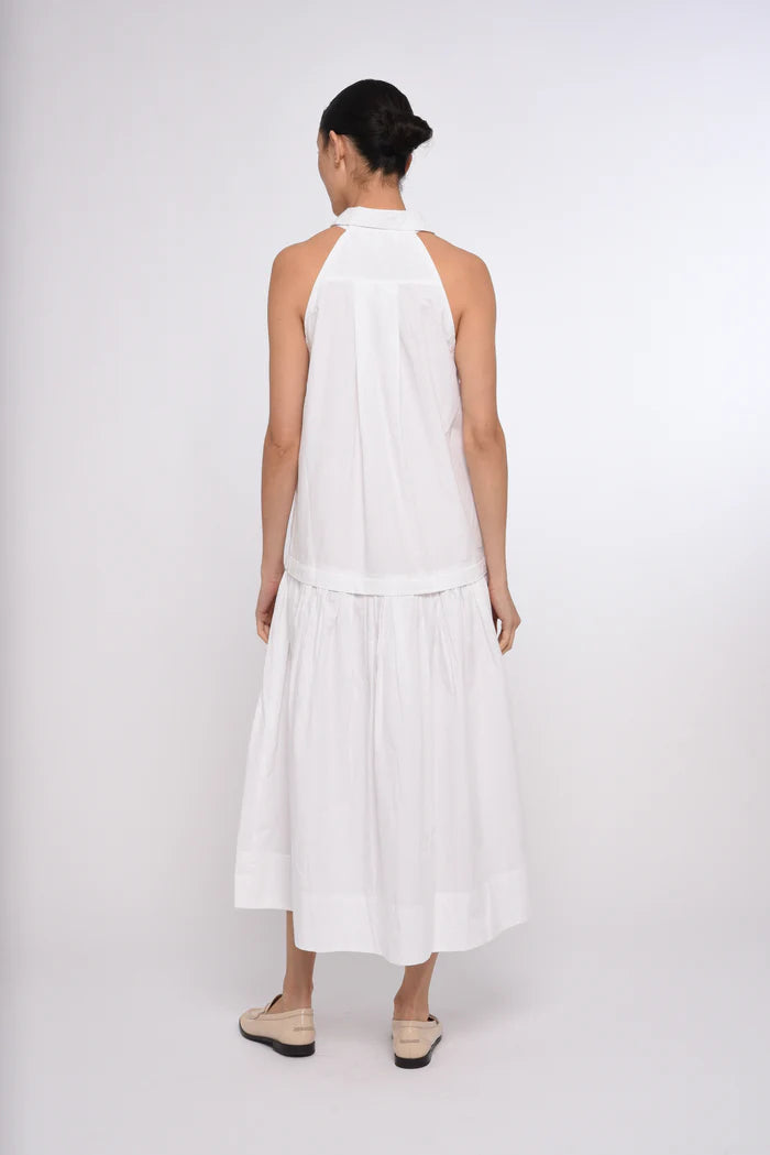 Charlotte Long Dress (Bright White)