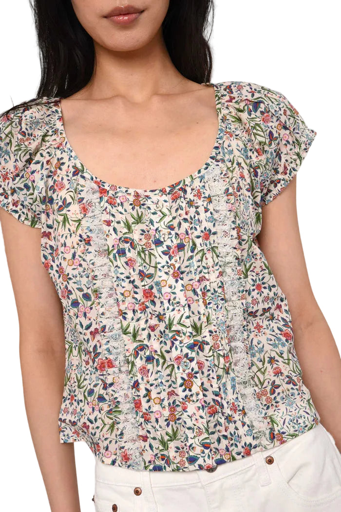 Vanda Top (Tapestry Liberty Print)