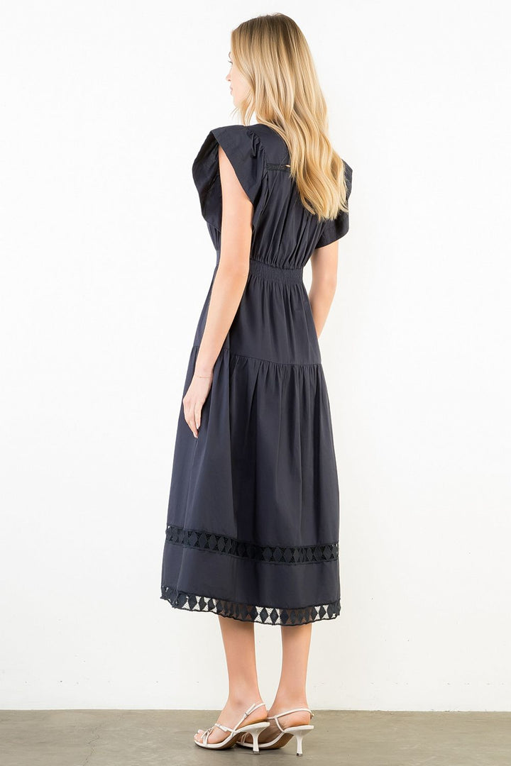 Sinched Dress (Navy)