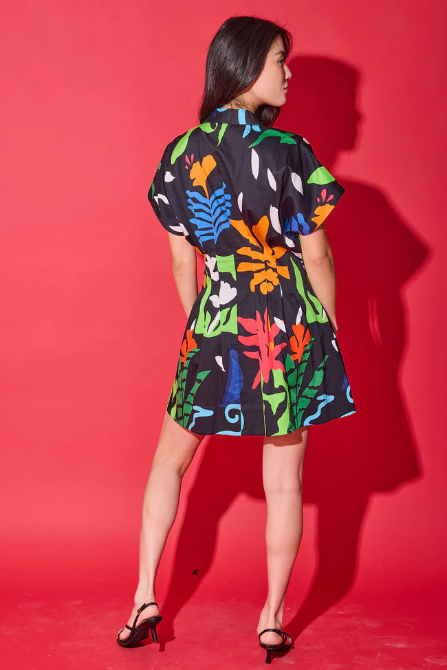 Millie Dress (Black Majorelle)