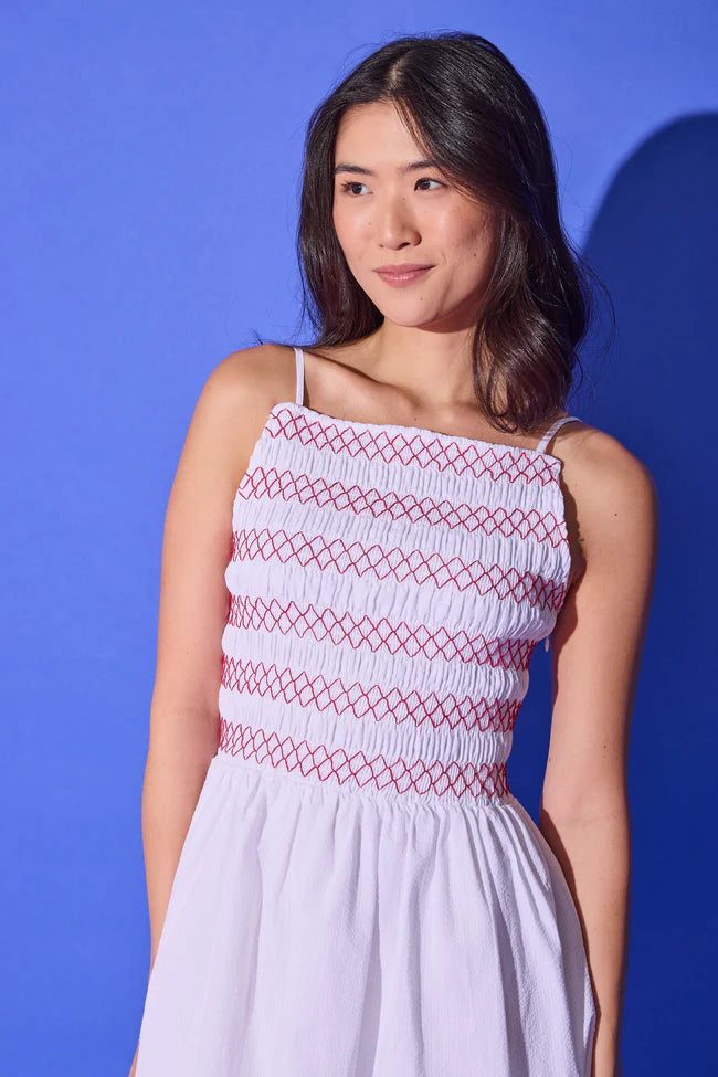 Woods Dress (Bright White)