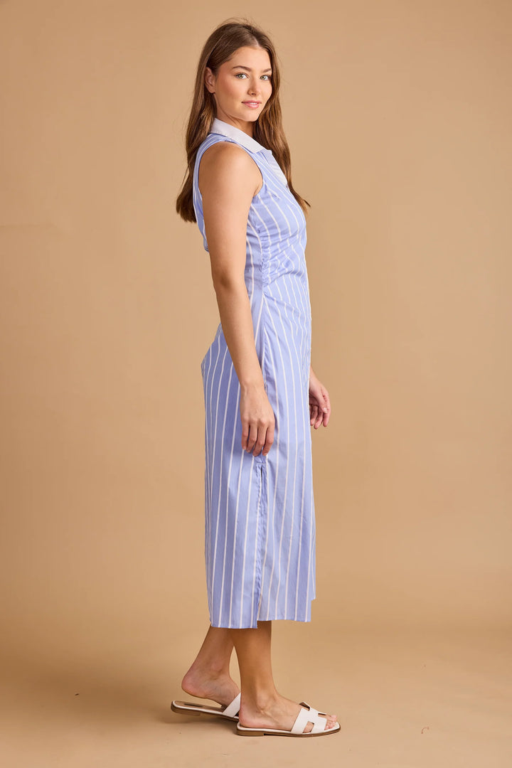 Caroline Dress (Aegean Stripe)