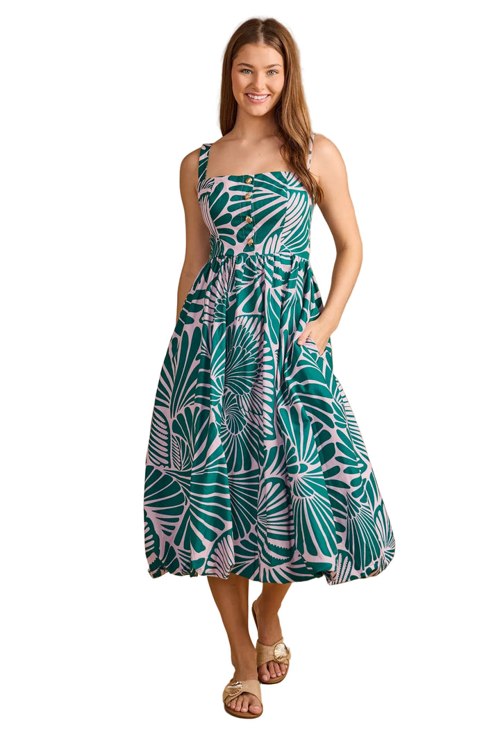 Georgia Dress (Seaweed Shell)