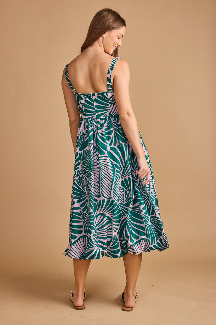 Georgia Dress (Seaweed Shell)