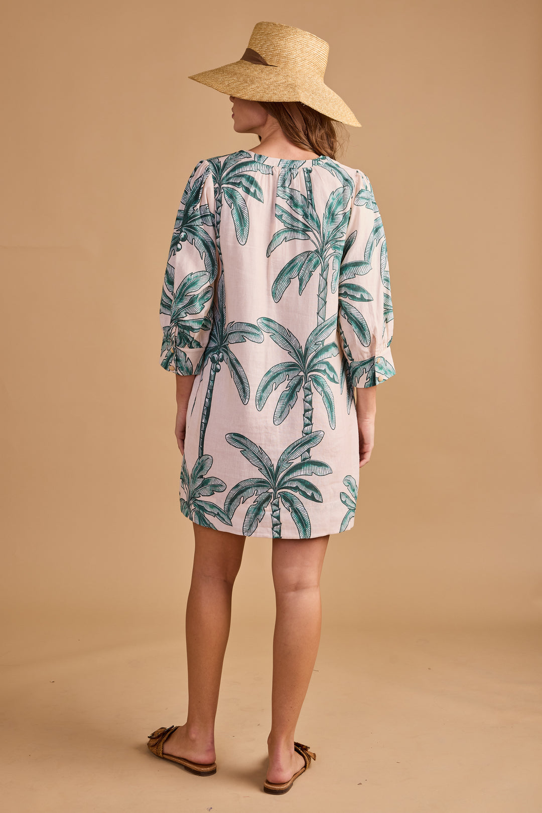 Paloma Dress (Coconut Palm)