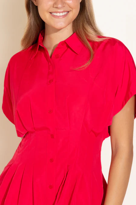 Becca Dress (Poppy Pink)