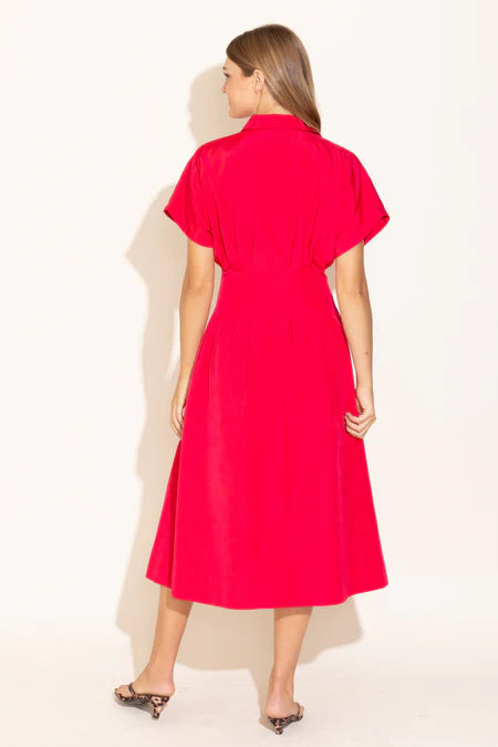 Becca Dress (Poppy Pink)