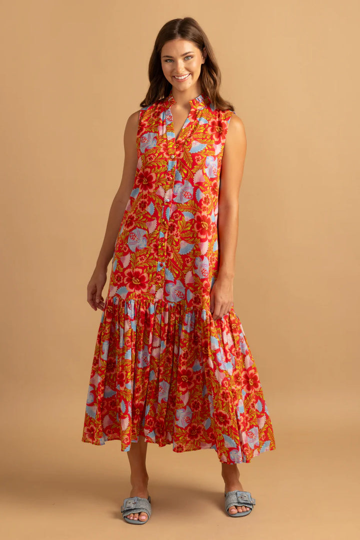 Hillary Dress (Retro Floral)
