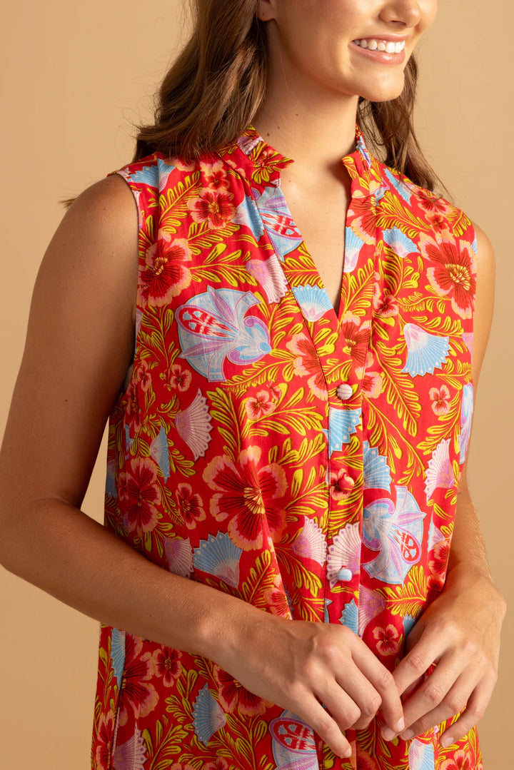Hillary Dress (Retro Floral)