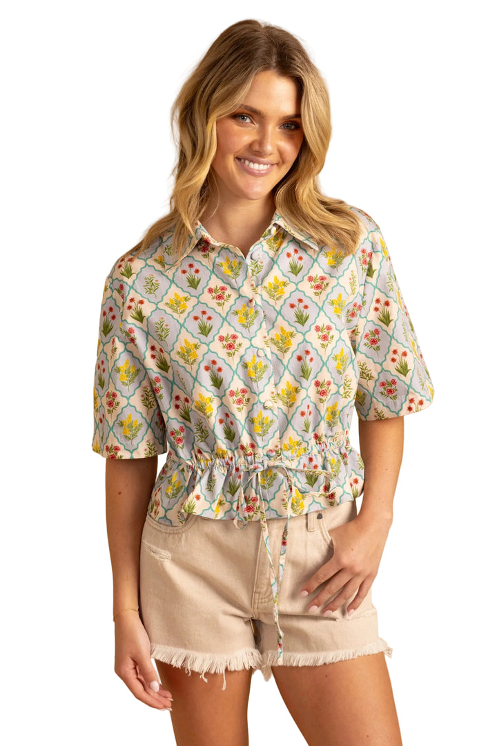Anya Top (Blue Blossom)