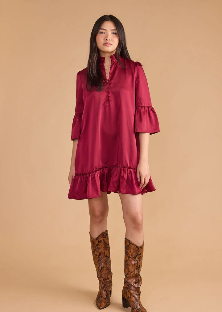 Chelsea Dress (Beet Red)